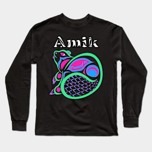 Amik (Beaver) Polysexual Pride Long Sleeve T-Shirt